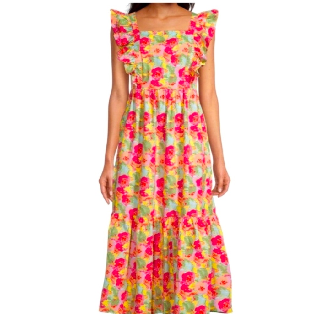 Peyton and Parker Ruffle Floral Maxi Dress